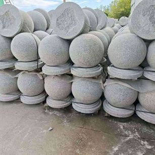 海口圆球石球挡车球