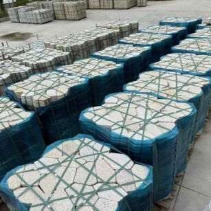 海口黄金麻冰裂纹 碎拼