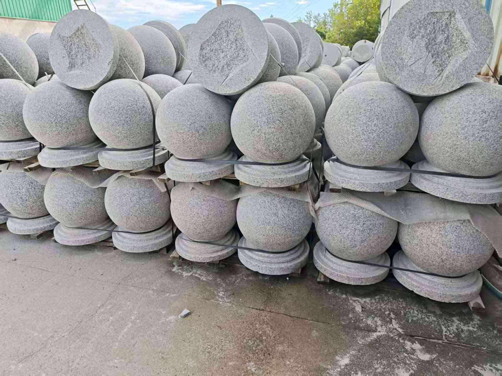 海口圆球石球挡车球