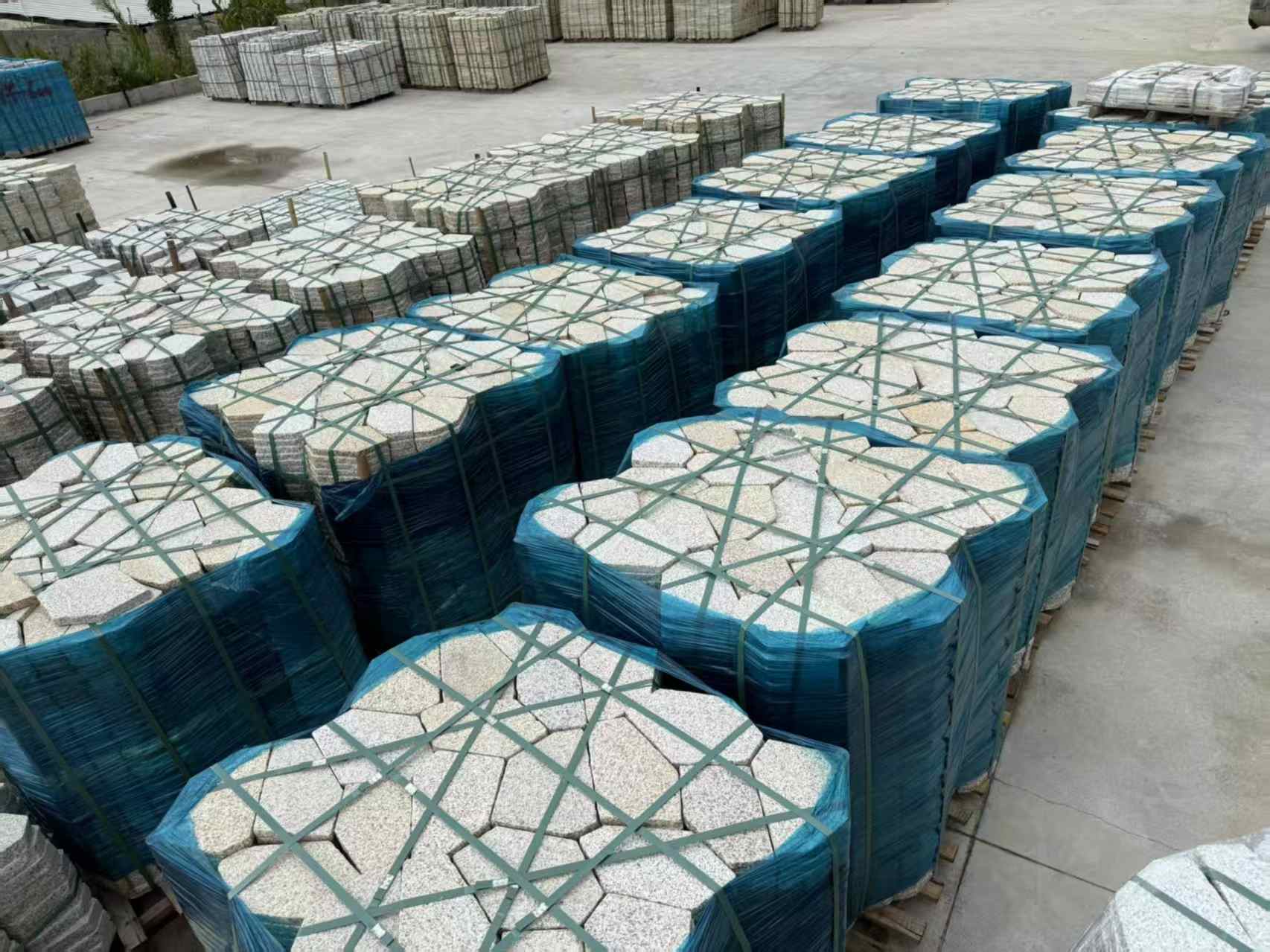 海口黄金麻冰裂纹 碎拼